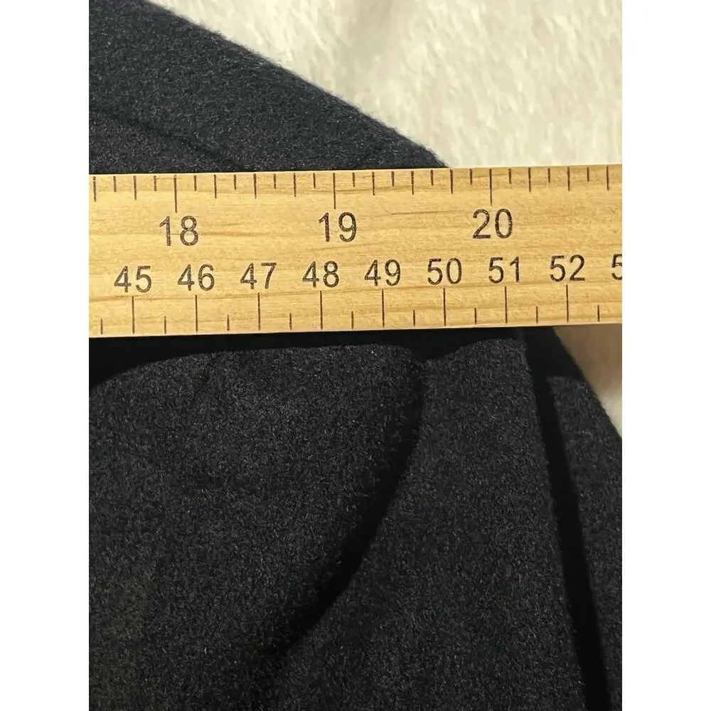 Kenneth Cole Mens 44L Dark Navy Blue Walking Topcoat Overcoat - Picture 10 of 15